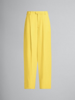 Marni Cady Tailored Trousers Geel | BEICD42296