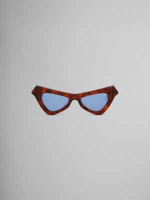 Marni Fairy Pools Havana Acetate Oranje | TBEWZ93672