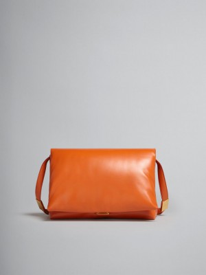 Marni Large Calfskin Oranje | YBEVQ76830