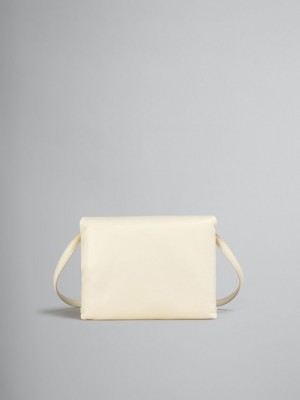 Marni Leren Prisma Pouch Wit | ABEWC79453