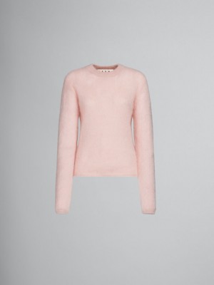 Marni Mohair And Wol Jumper Roze | EBEHC95634