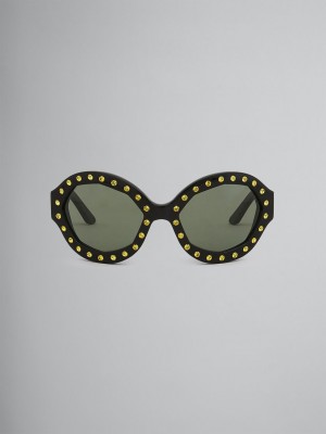 Marni Naica Mine Acetate Zwart | GBEUC61392