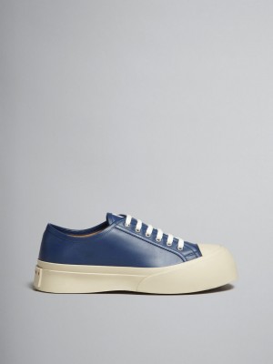 Marni Nappa Leren Pablo Sneaker Blauw | BBESD77250