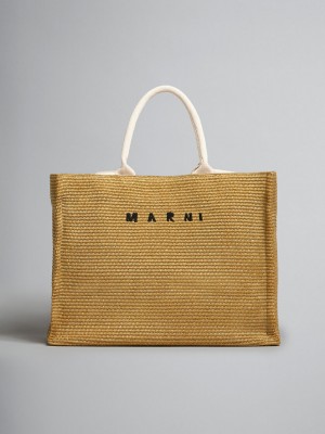 Marni Raffia Large Beige | BEJVR57014