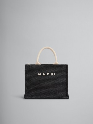 Marni Raffia Small Zwart | PBEER74948