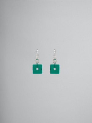 Marni Resin Dice Charm Groen | ZBEMJ34075