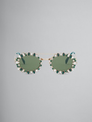 Marni Waitomo Caves Glasses Goud | TBEWZ53473