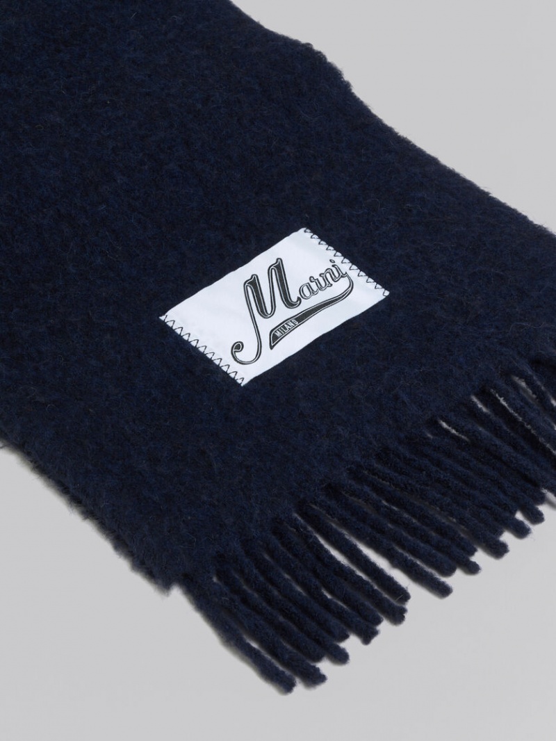 Marni Alpaca Scarf Blauw | QBEUV78037