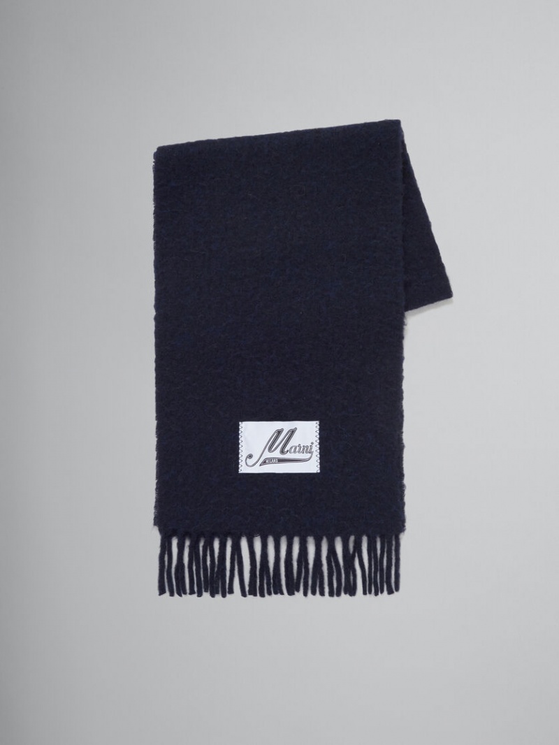 Marni Alpaca Scarf Blauw | QBEUV78037