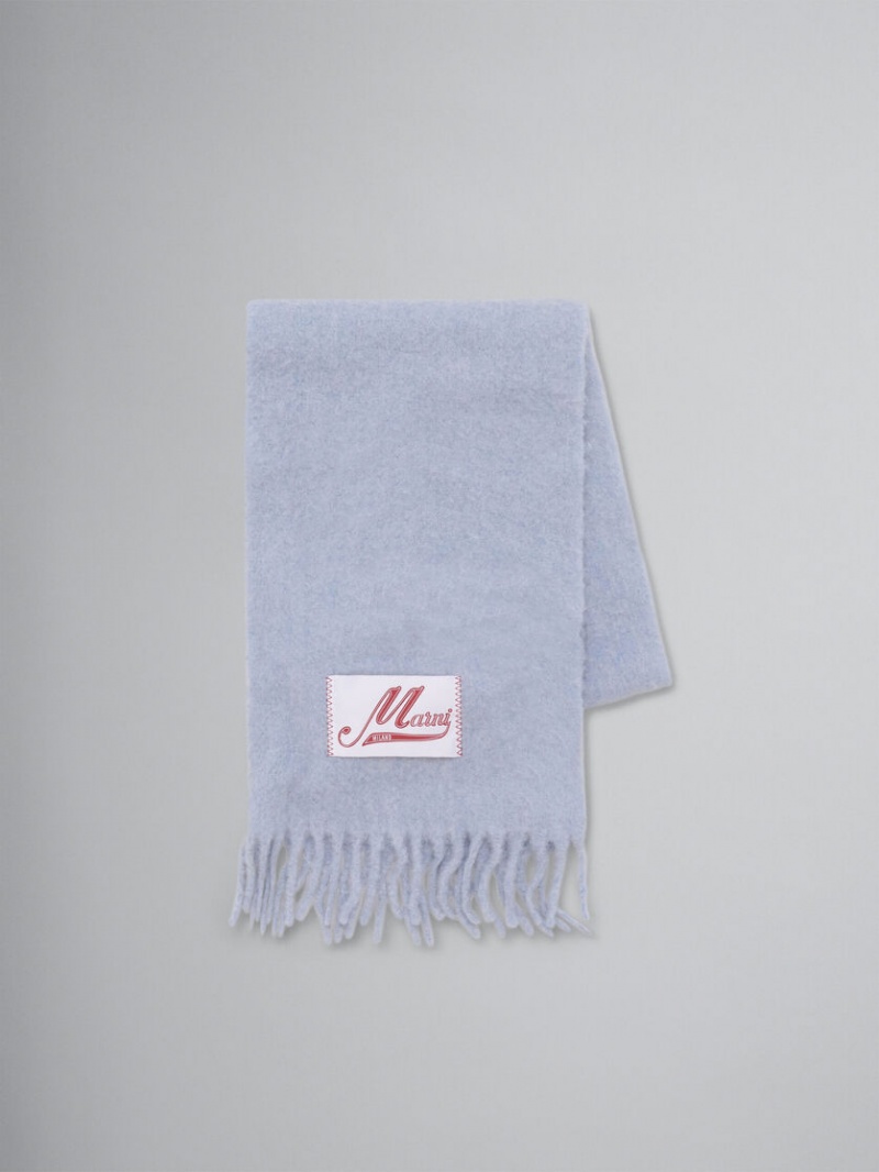 Marni Alpaca Scarf Lichtblauw | TBEWZ56814