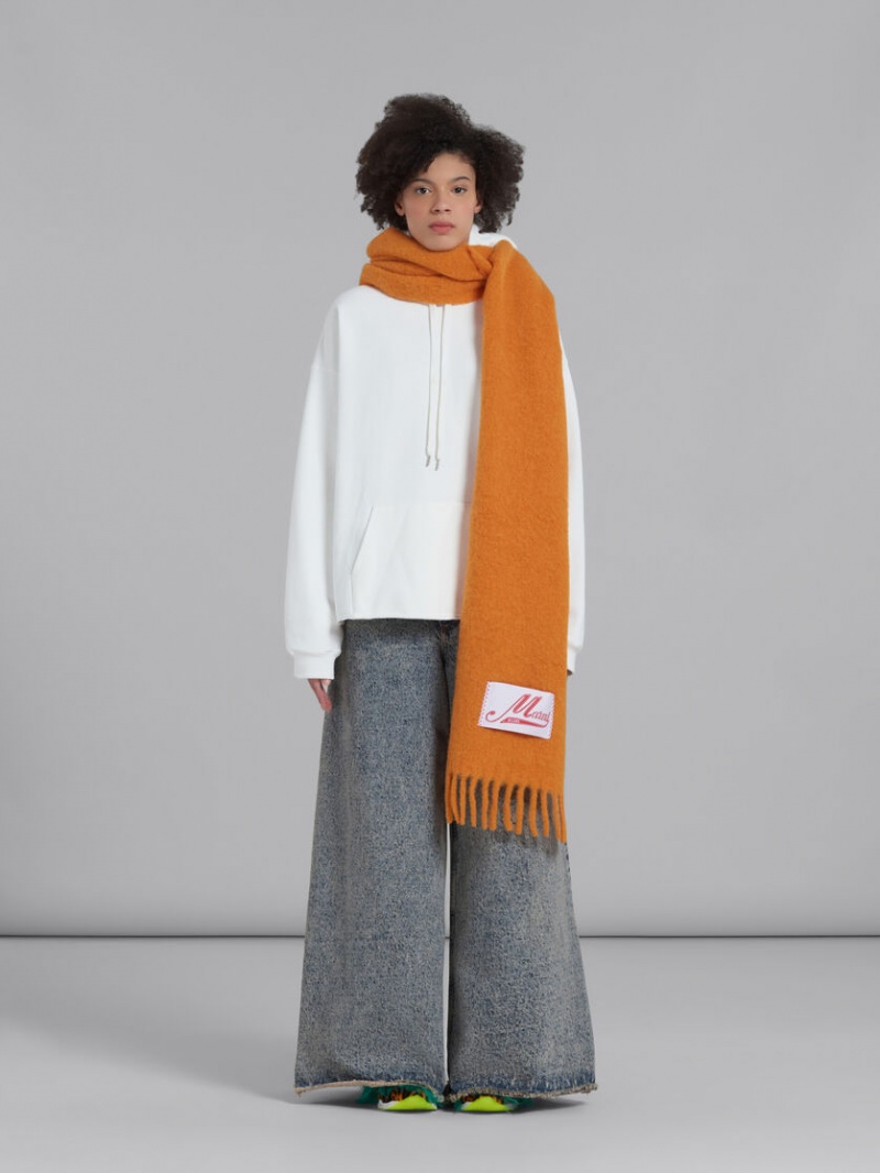 Marni Alpaca Scarf Oranje | BEIIZ96691