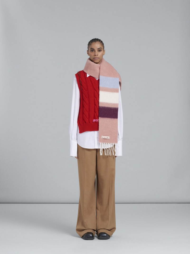 Marni Alpaca Scarf Roze | BEJVR51879