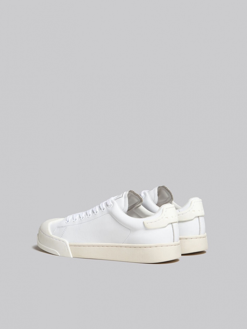 Marni Dada Bumper Sneaker Leren Wit | FBEHY45963