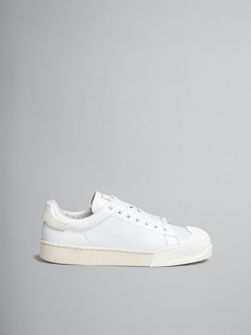 Marni Dada Bumper Sneaker Leren Wit | FBEHY45963