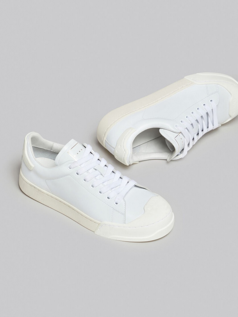 Marni Dada Bumper Sneaker Leren Wit | UBEND39488