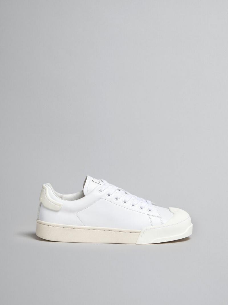 Marni Dada Bumper Sneaker Leren Wit | UBEND39488