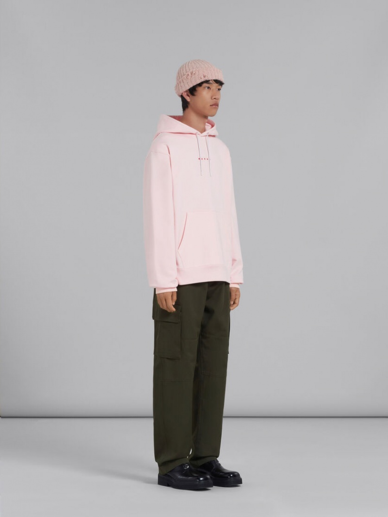 Marni Gabardine Cargo Pants With Drawstring Taille Groen | UBEND57287