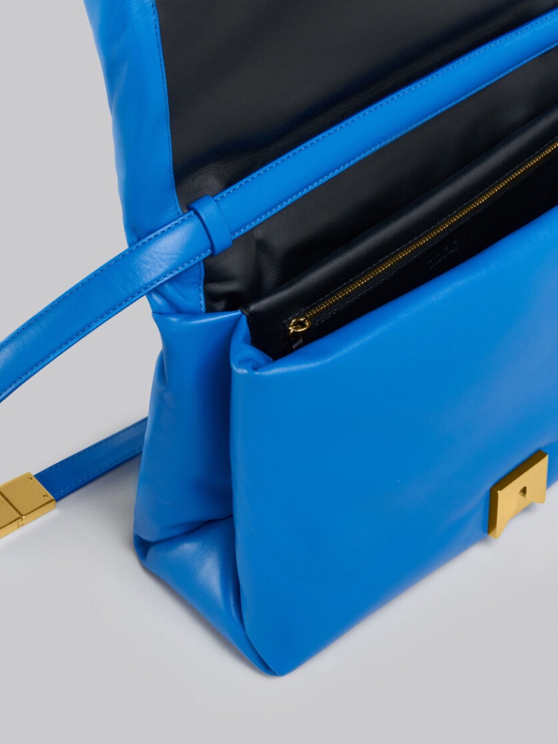 Marni Large Calfskin Blauw | BEEGJ69747