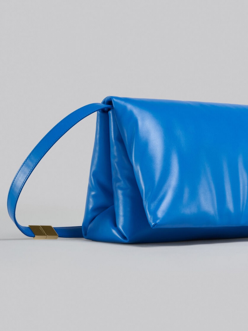 Marni Large Calfskin Blauw | BEEGJ69747