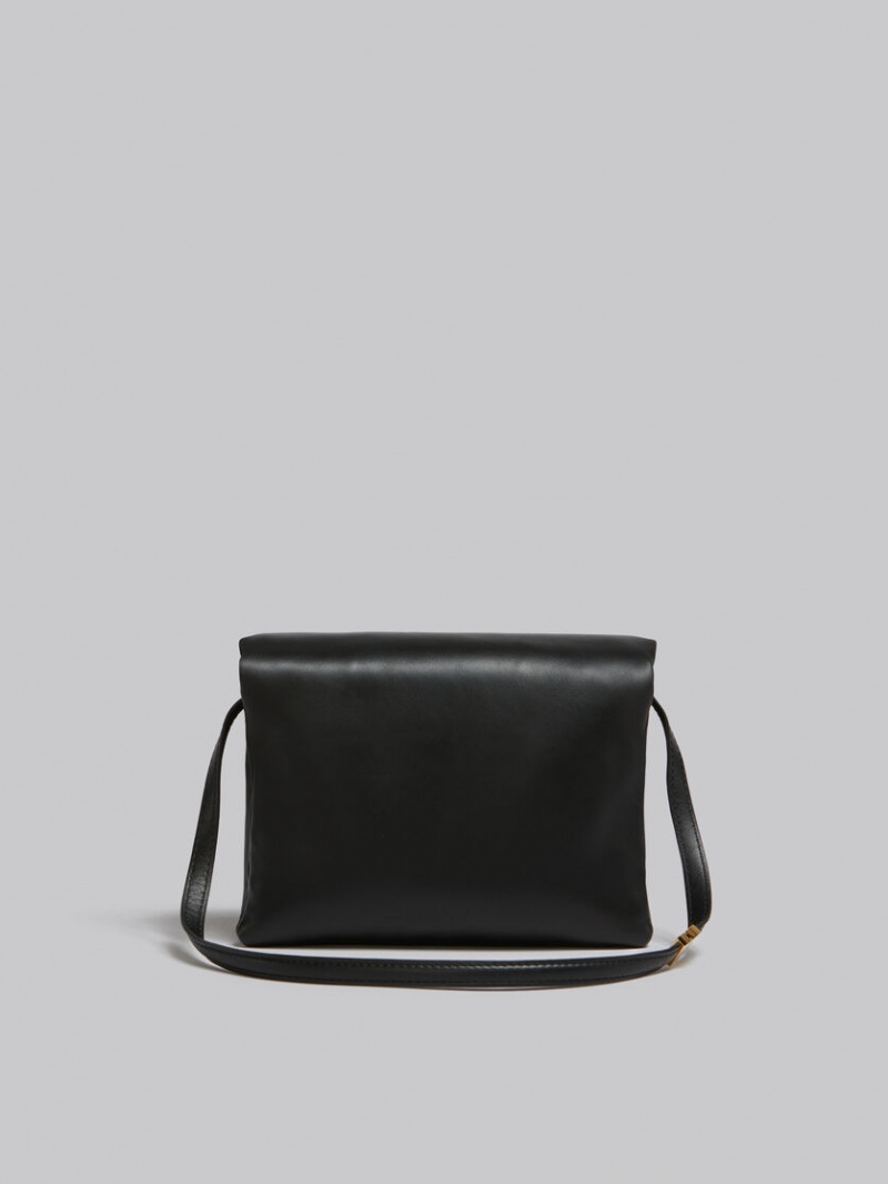 Marni Leren Pouch Zwart | BEZDE90545