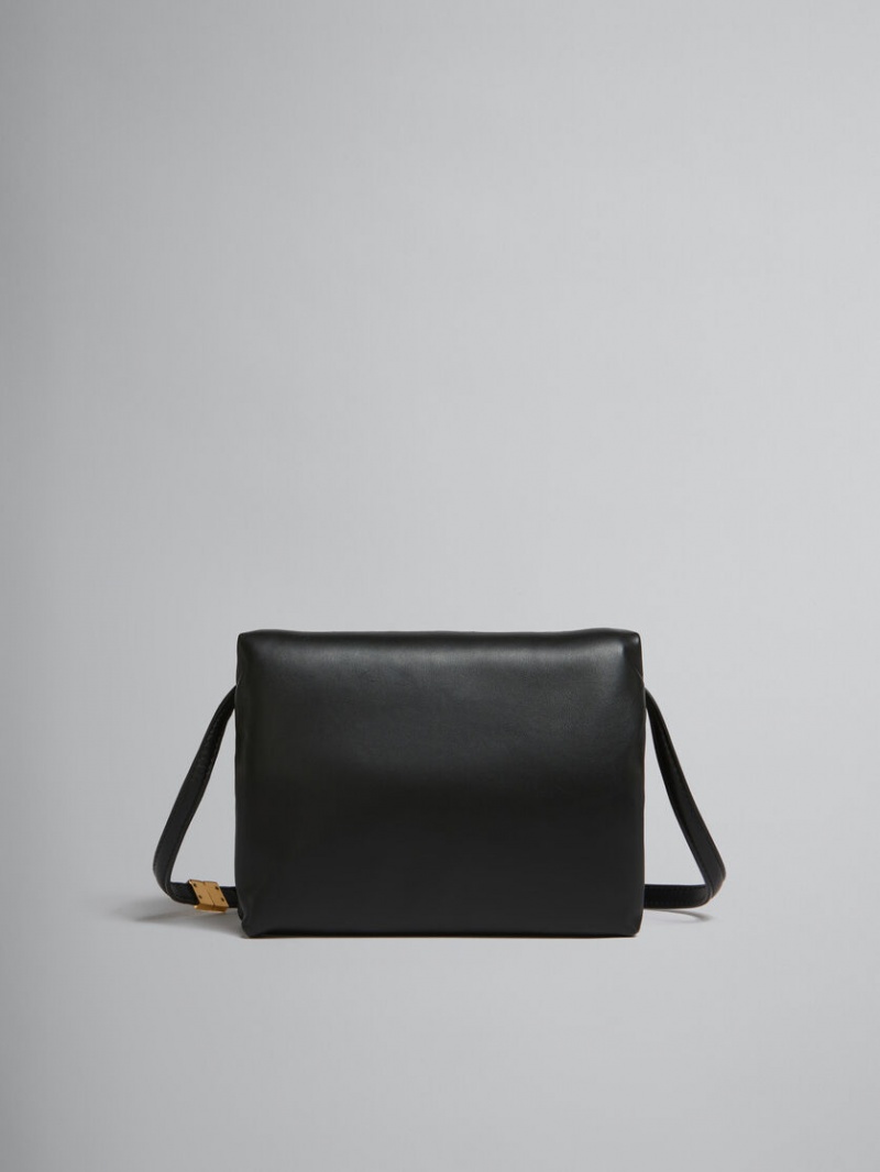 Marni Leren Prisma Pouch Zwart | XBEGW85498