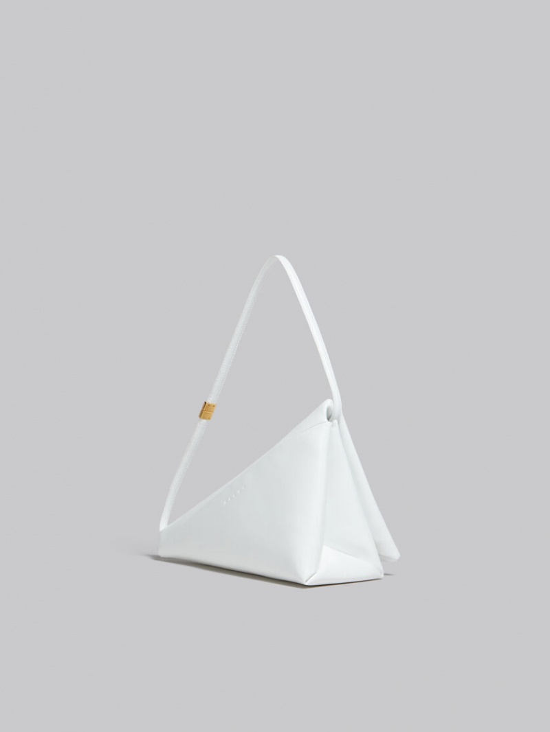 Marni Leren Triangle Wit | SBEVO98663