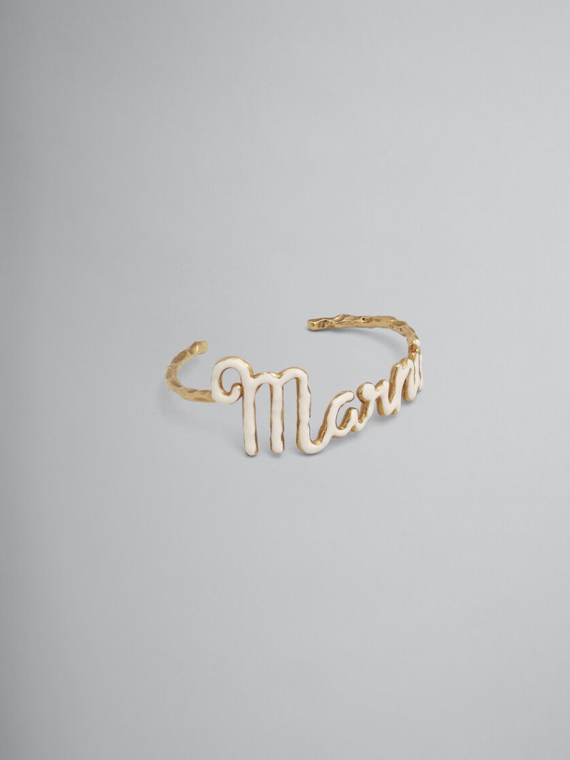 Marni Logo Bracelet Goud | QBEUV76217