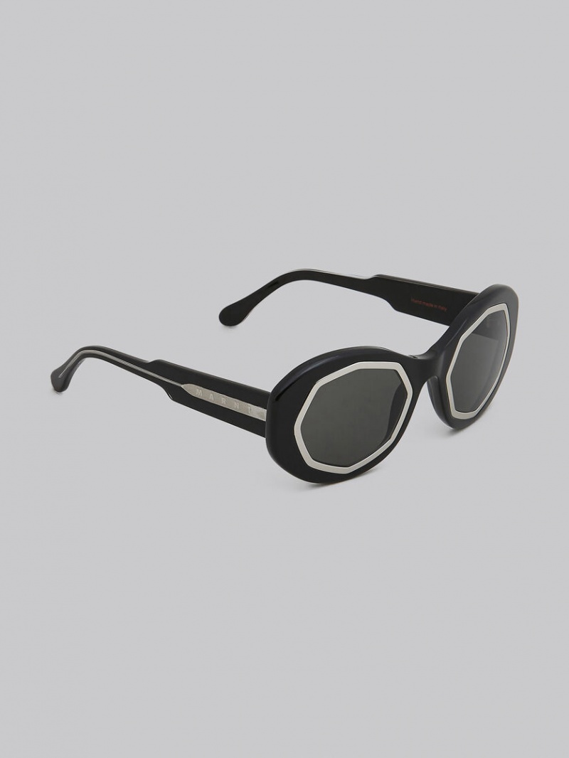 Marni Mount Brumo Acetate Zwart | BBESO44546