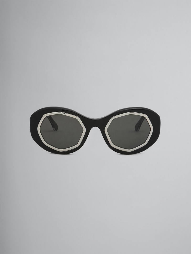 Marni Mount Brumo Acetate Zwart | BBESO44546