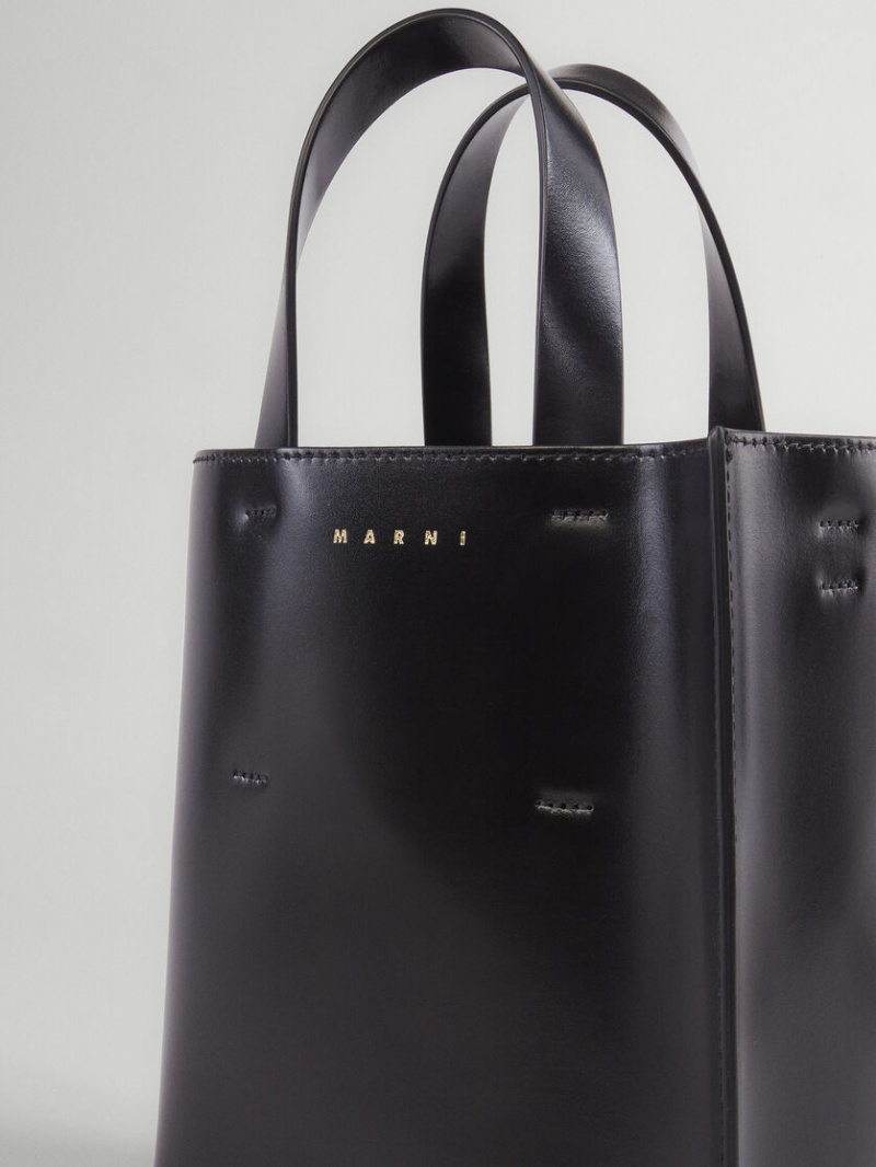 Marni Museo Mini Bag Leren Zwart | ABEDF19280