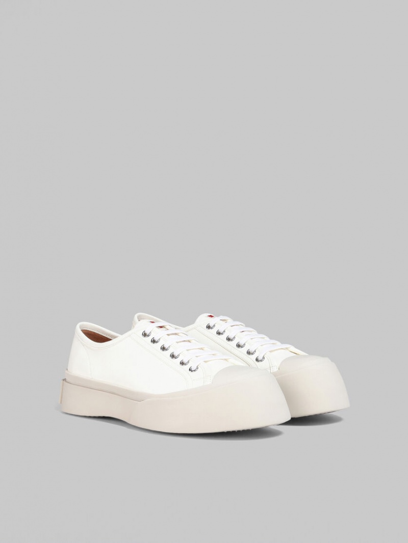 Marni Nappa Leren Pablo Kanten-up Sneaker Wit | UBEND29888