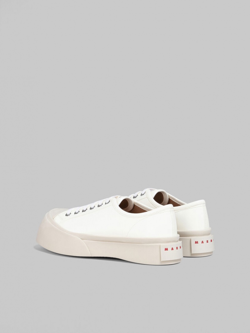 Marni Nappa Leren Pablo Kanten-up Sneaker Wit | BBESO73945