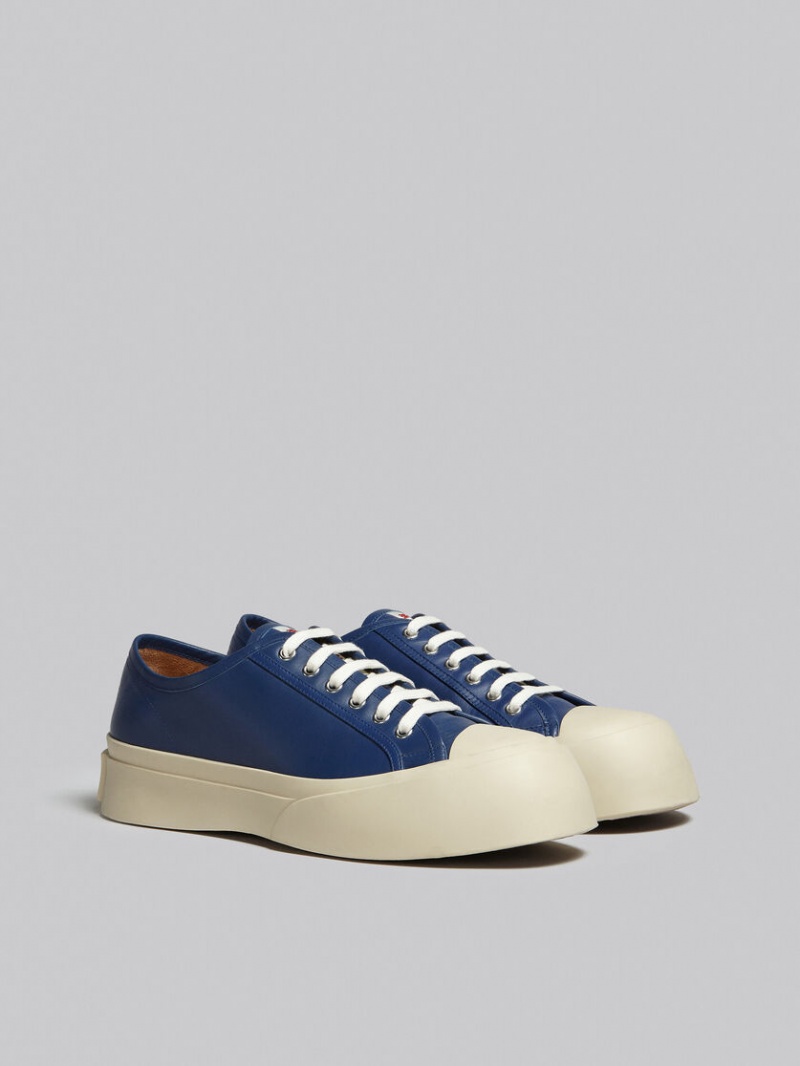 Marni Nappa Leren Pablo Sneaker Blauw | BBESD77250