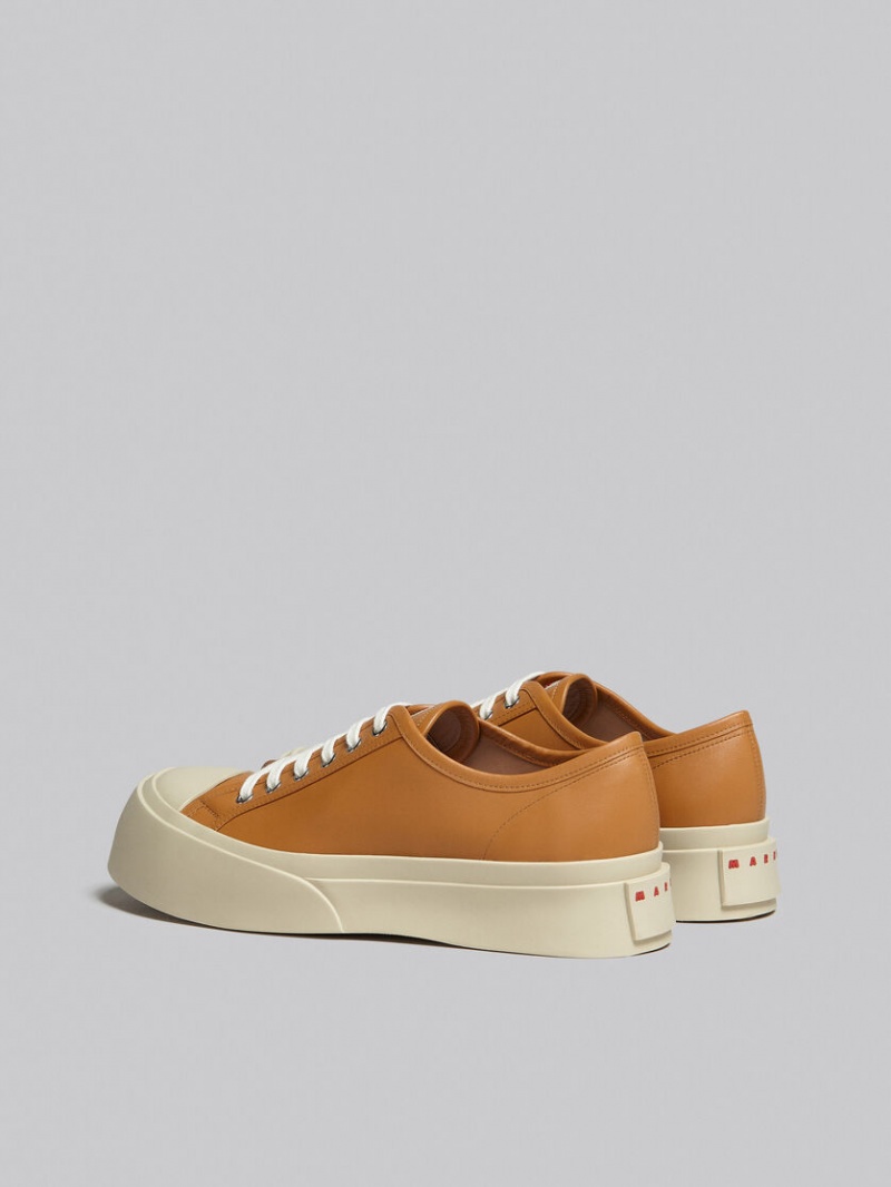 Marni Nappa Leren Pablo Sneaker Bruin | BEQAV48312