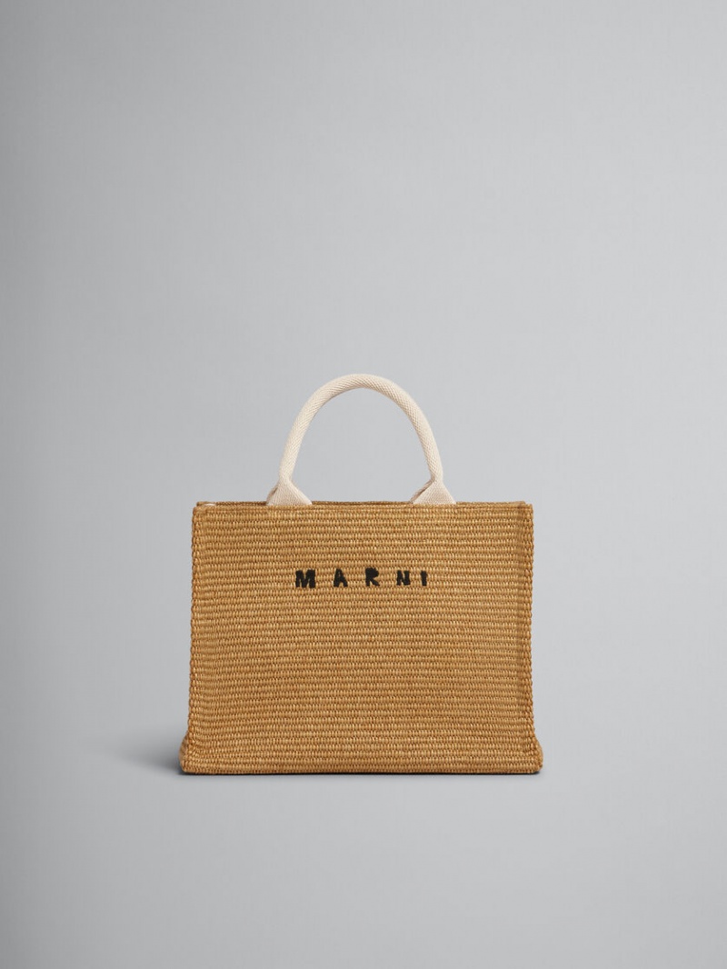 Marni Raffia Small Beige | BECVG99157