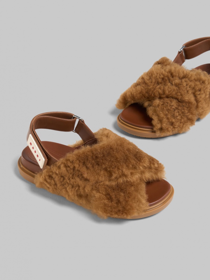 Marni Shearling Fussbett Bruin | BEICD82906