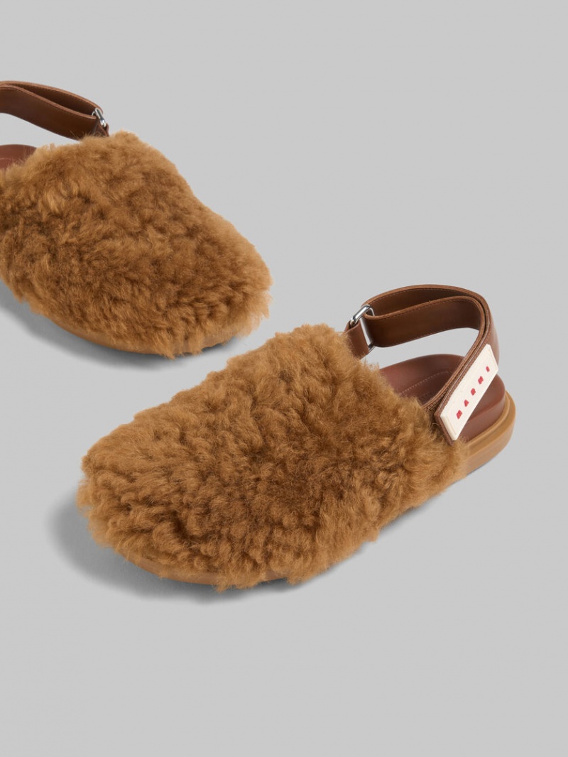 Marni Shearling Sabot Bruin | BBESD33569