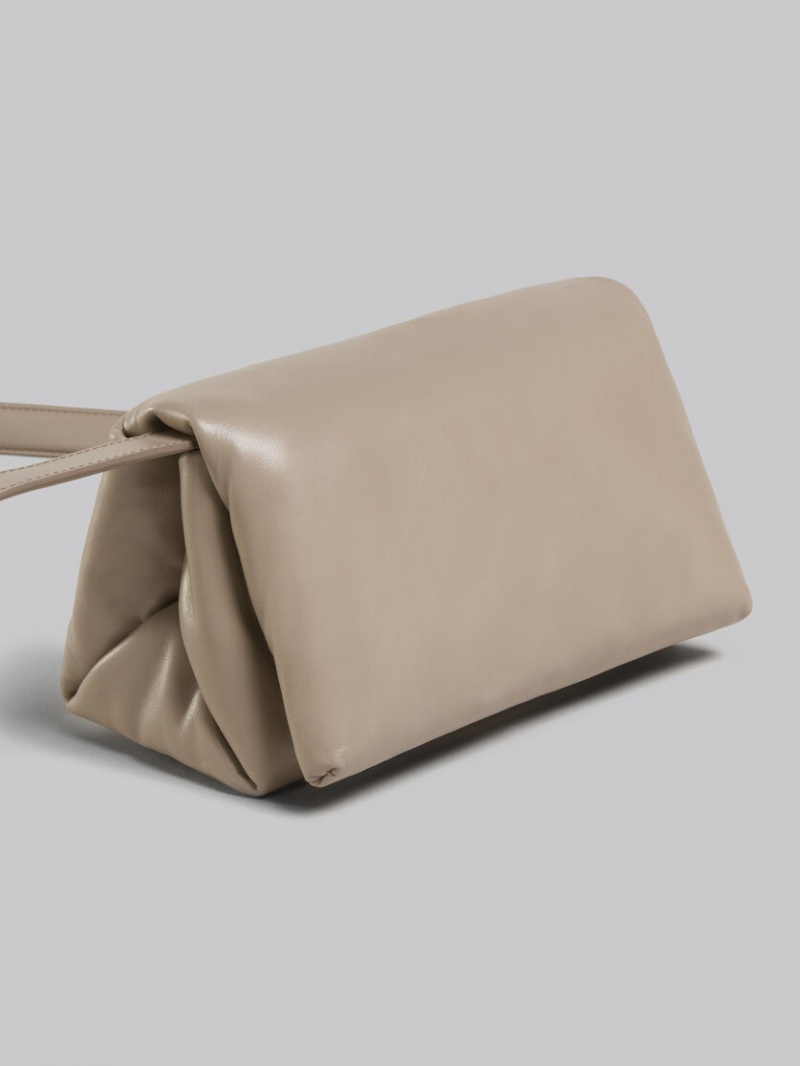 Marni Small Leren Beige | EBEVG82324