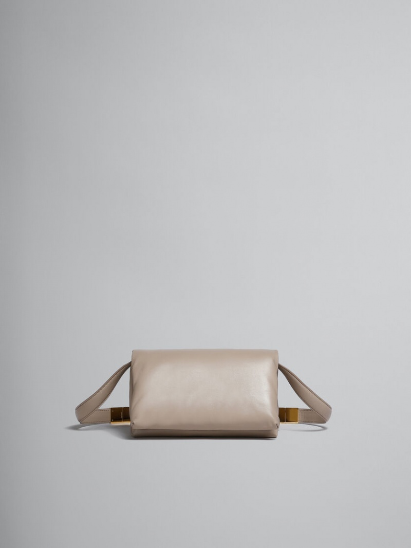 Marni Small Leren Beige | EBEVG82324