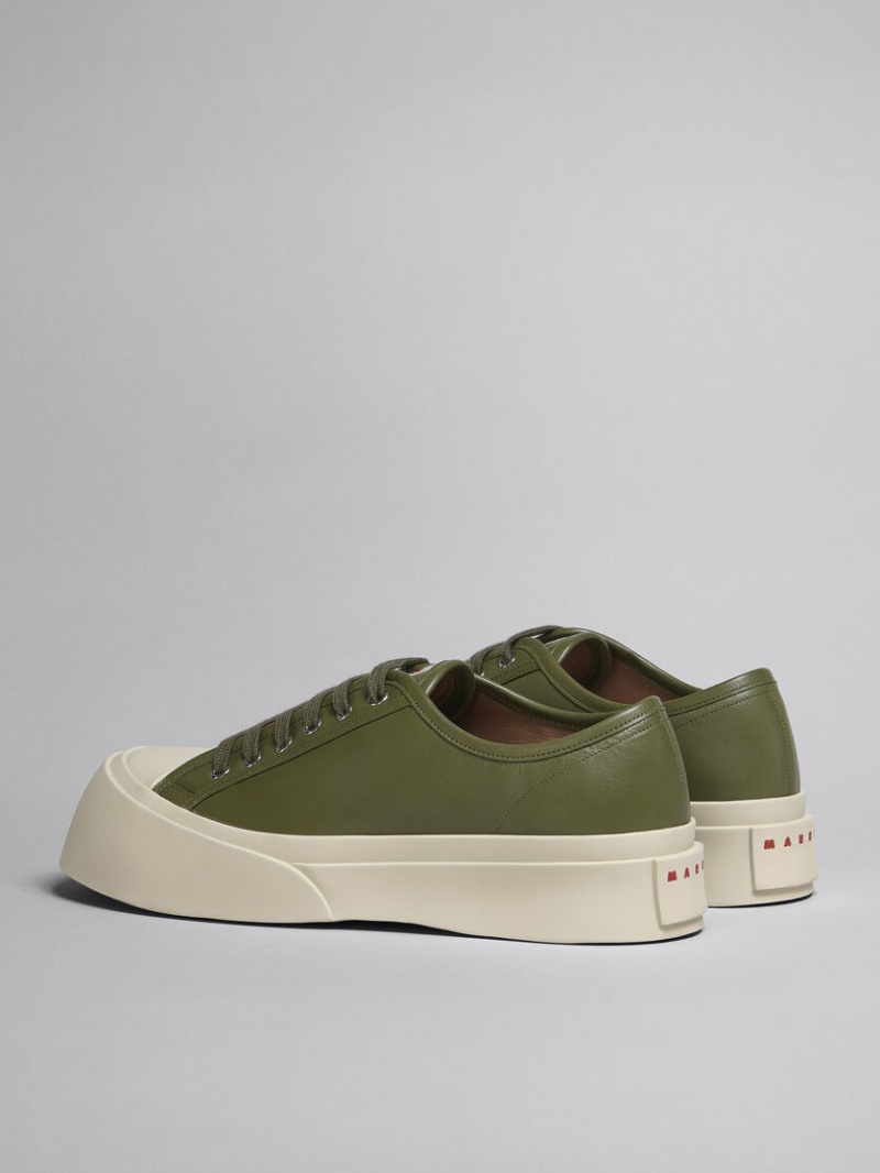 Marni Soft Calf Leren Pablo Sneaker Groen | GBEUC12335