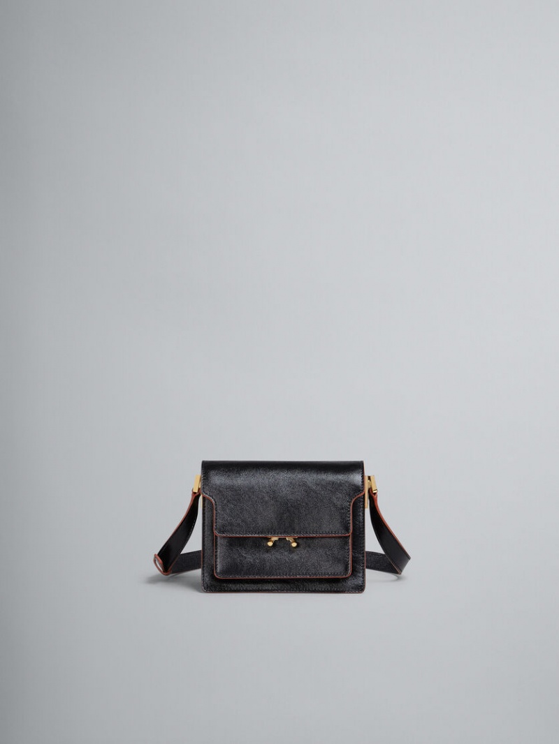 Marni Trunk Soft Mini Bag Leren Zwart | BENZX14447