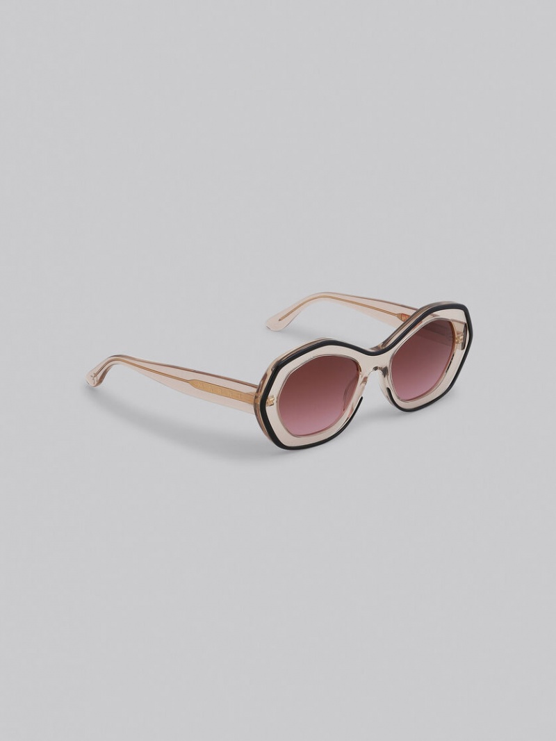 Marni Ulawun Vulcano Acetate Roze | XBEGW87888